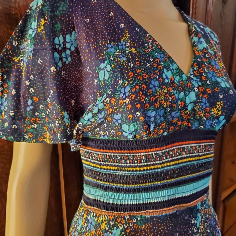 Yves Jennet Vintage 70s Hippie Boho Chic Maxi Dress - Picture 10 of 14